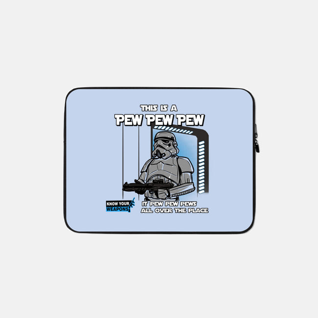 Pew Pew Pew-None-Zippered-Laptop Sleeve-AndreusD