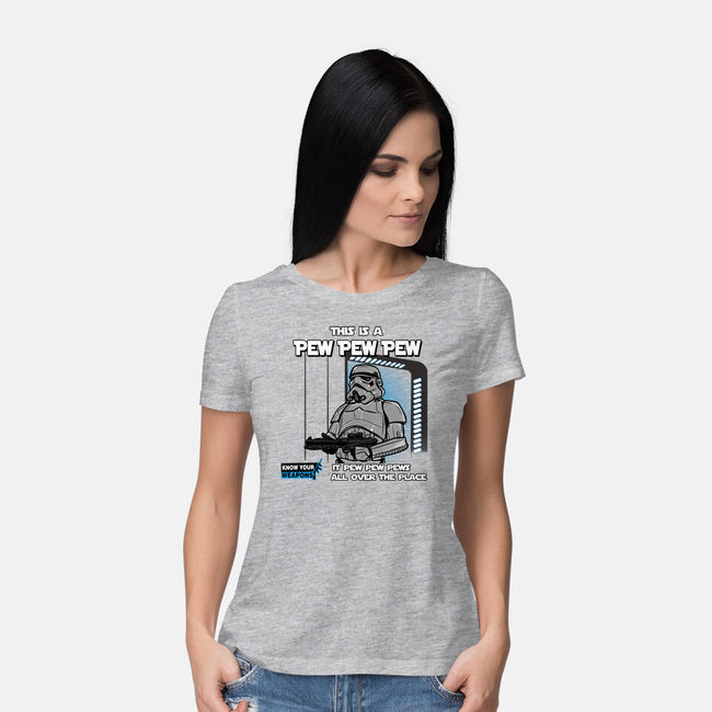 Pew Pew Pew-Womens-Basic-Tee-AndreusD