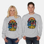 The X-Puppet Show-Unisex-Crew Neck-Sweatshirt-jrberger