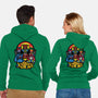 The X-Puppet Show-Unisex-Zip-Up-Sweatshirt-jrberger