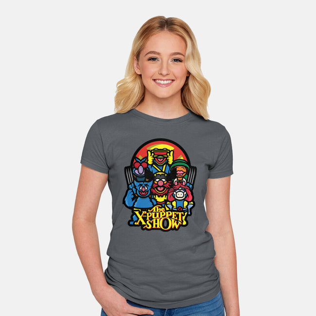 The X-Puppet Show-Womens-Fitted-Tee-jrberger