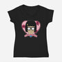 Tina’s Valentine-Womens-V-Neck-Tee-Alexhefe