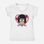 Tina’s Valentine-Womens-V-Neck-Tee-Alexhefe