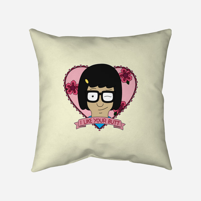 Tina’s Valentine-None-Removable Cover-Throw Pillow-Alexhefe