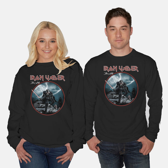 Iron Vader-Unisex-Crew Neck-Sweatshirt-retrodivision