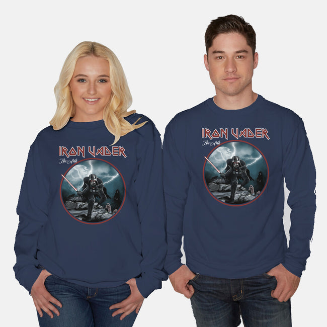 Iron Vader-Unisex-Crew Neck-Sweatshirt-retrodivision