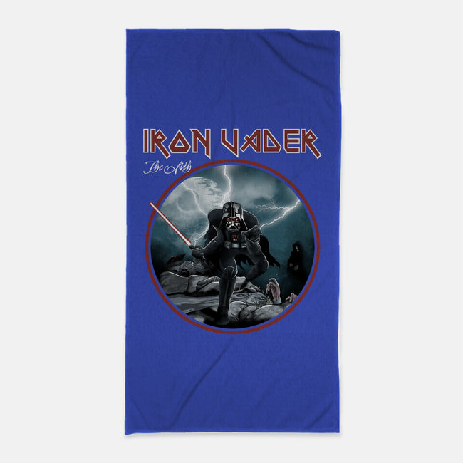 Iron Vader-None-Beach-Towel-retrodivision