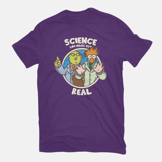 Science Like Magic-Womens-Basic-Tee-turborat14