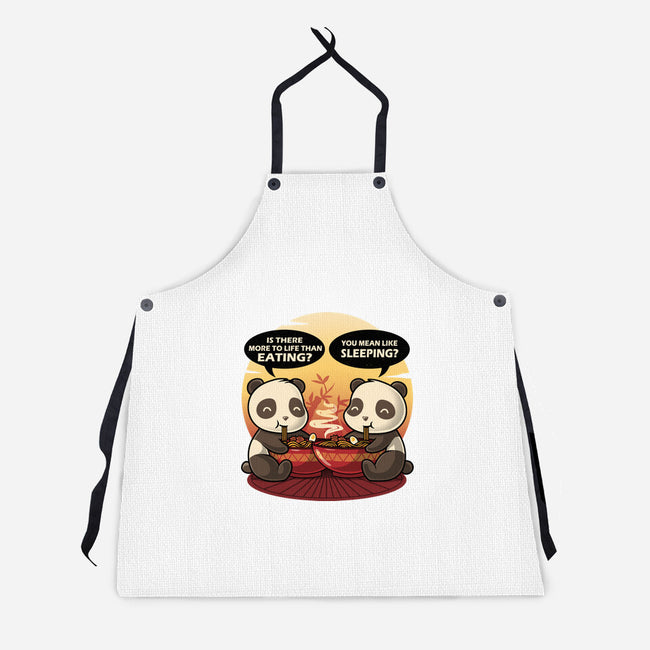 Panda Life-Unisex-Kitchen-Apron-erion_designs