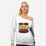 Panda Life-Womens-Off Shoulder-Sweatshirt-erion_designs