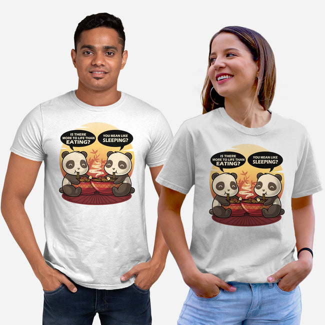 Panda Life-Unisex-Basic-Tee-erion_designs