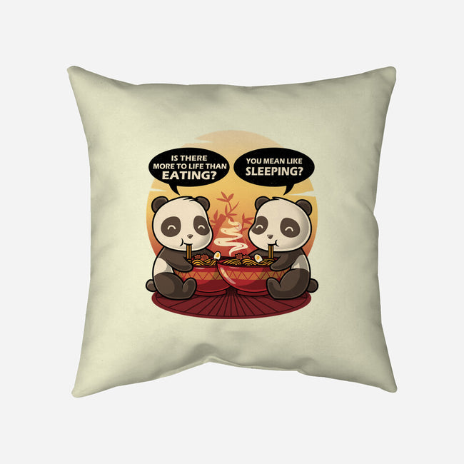 Panda Life-None-Non-Removable Cover w Insert-Throw Pillow-erion_designs