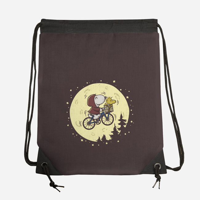 To The Moon-None-Drawstring-Bag-Xentee