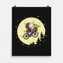 To The Moon-None-Matte-Poster-Xentee