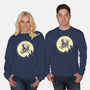 To The Moon-Unisex-Crew Neck-Sweatshirt-Xentee