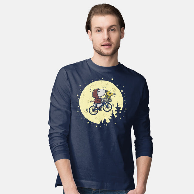 To The Moon-Mens-Long Sleeved-Tee-Xentee