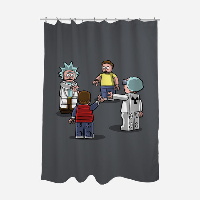 Rick And Marty Remix-None-Polyester-Shower Curtain-zascanauta