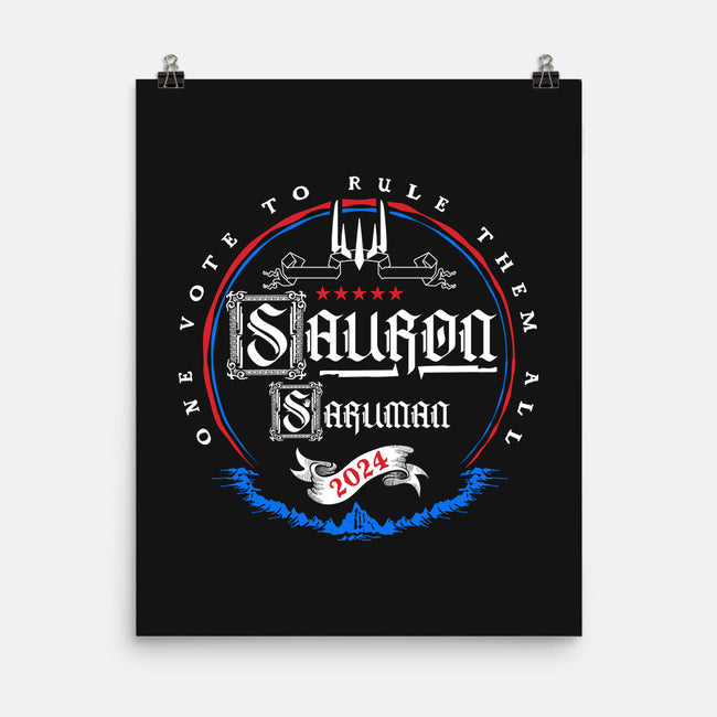 Sauron Saruman 2024-None-Matte-Poster-rocketman_art