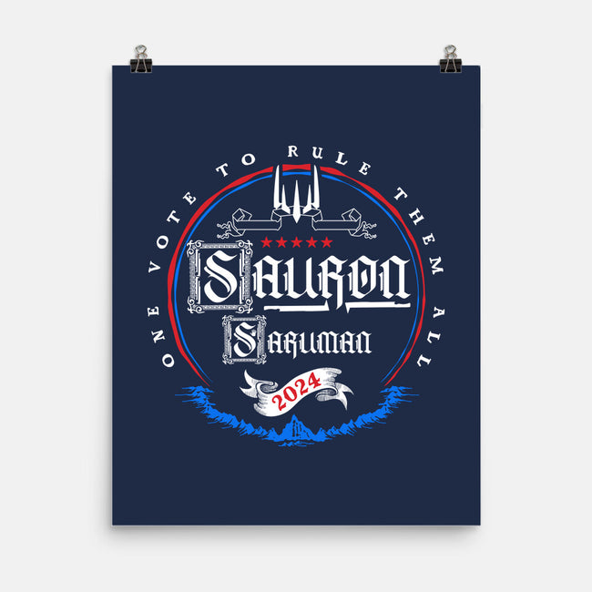 Sauron Saruman 2024-None-Matte-Poster-rocketman_art