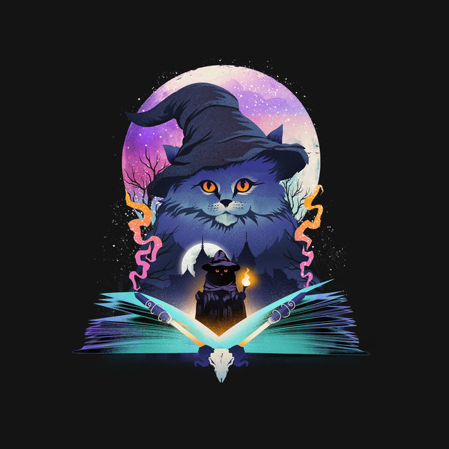 Book Of Cat Wizard-Youth-Pullover-Sweatshirt-dandingeroz