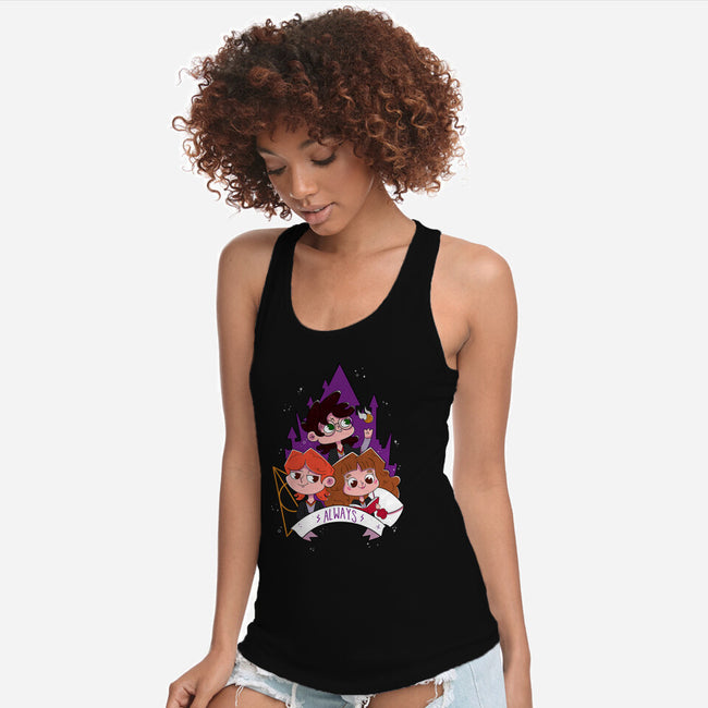After All This Time-Womens-Racerback-Tank-Ca Mask