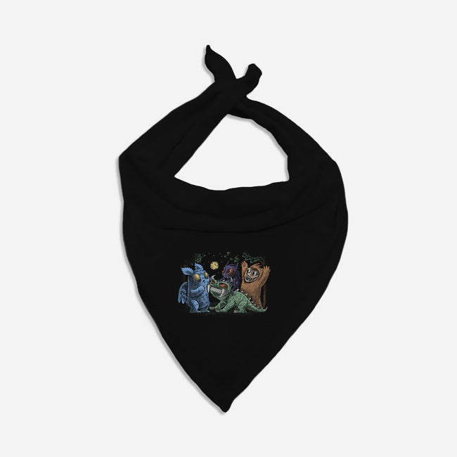 A Really Wild Rumpus-Dog-Bandana-Pet Collar-Aarons Art Room