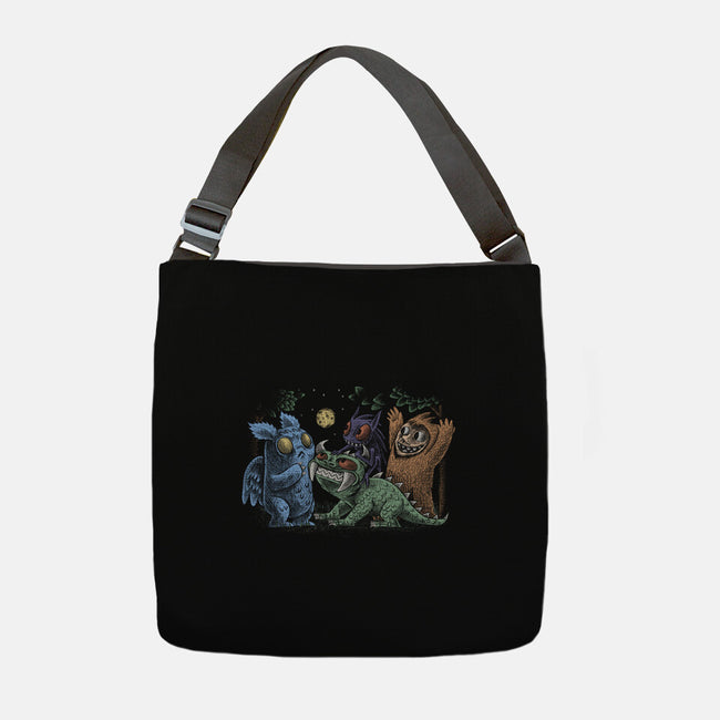 A Really Wild Rumpus-None-Adjustable Tote-Bag-Aarons Art Room