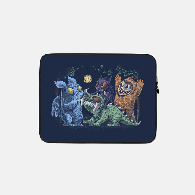 A Really Wild Rumpus-None-Zippered-Laptop Sleeve-Aarons Art Room