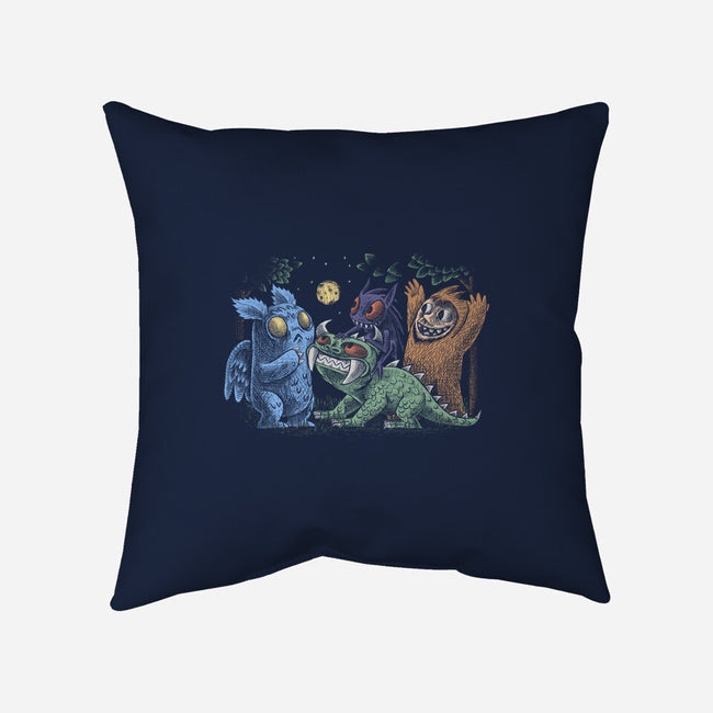 A Really Wild Rumpus-None-Removable Cover w Insert-Throw Pillow-Aarons Art Room