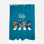 The Cats-None-Polyester-Shower Curtain-drbutler