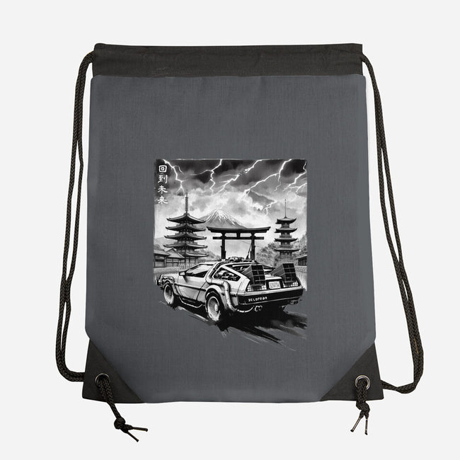 Back To The Japan Temple-None-Drawstring-Bag-DrMonekers