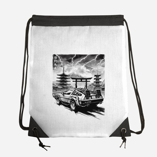 Back To The Japan Temple-None-Drawstring-Bag-DrMonekers