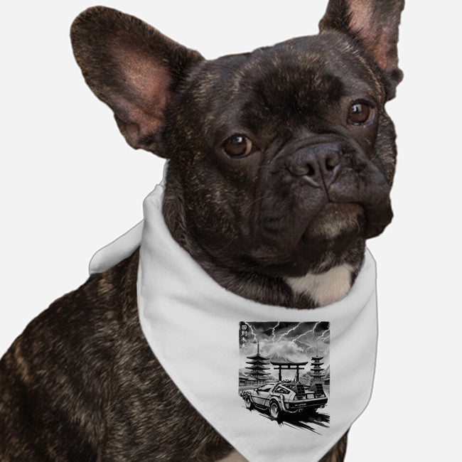 Back To The Japan Temple-Dog-Bandana-Pet Collar-DrMonekers
