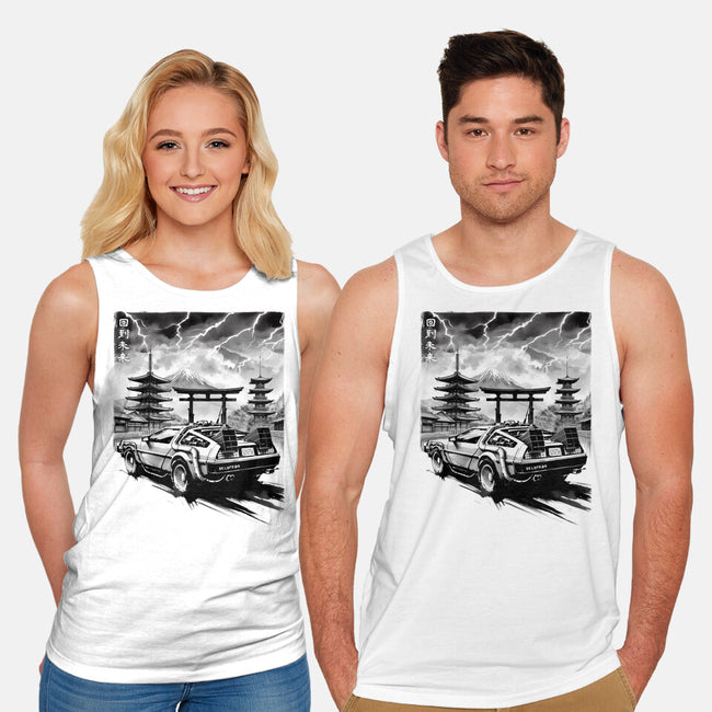 Back To The Japan Temple-Unisex-Basic-Tank-DrMonekers