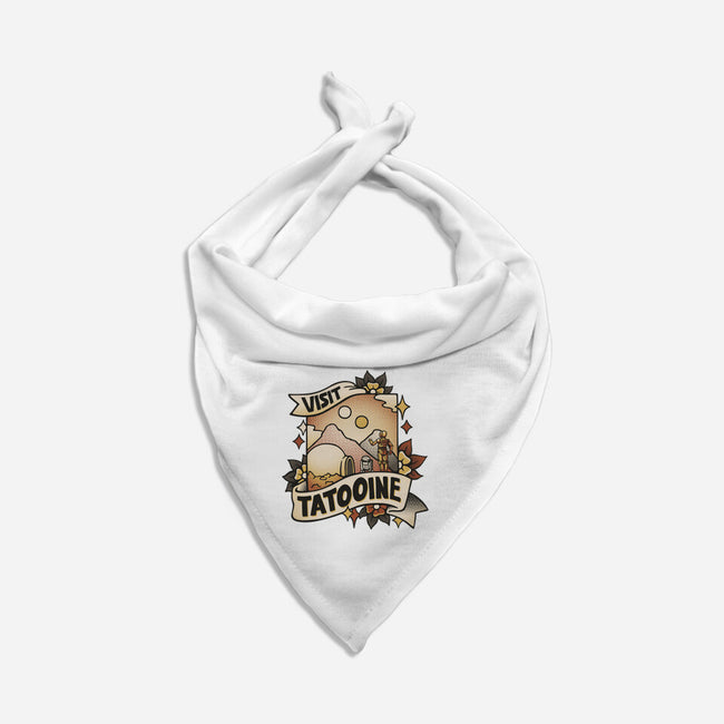 Visit Tatooine Tattoo-Cat-Bandana-Pet Collar-tobefonseca