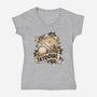 Visit Tatooine Tattoo-Womens-V-Neck-Tee-tobefonseca