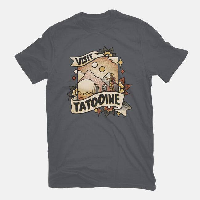 Visit Tatooine Tattoo-Womens-Fitted-Tee-tobefonseca