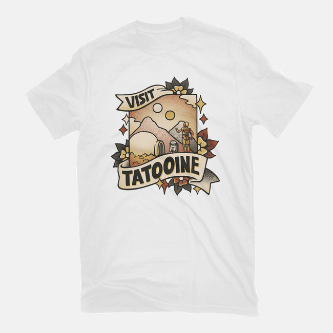 Visit Tatooine Tattoo-Womens-Fitted-Tee-tobefonseca