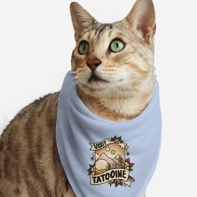 Visit Tatooine Tattoo-Cat-Bandana-Pet Collar-tobefonseca