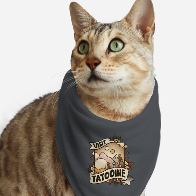 Visit Tatooine Tattoo-Cat-Bandana-Pet Collar-tobefonseca