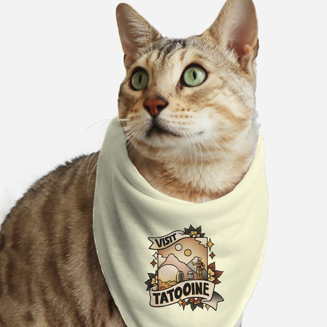 Visit Tatooine Tattoo-Cat-Bandana-Pet Collar-tobefonseca