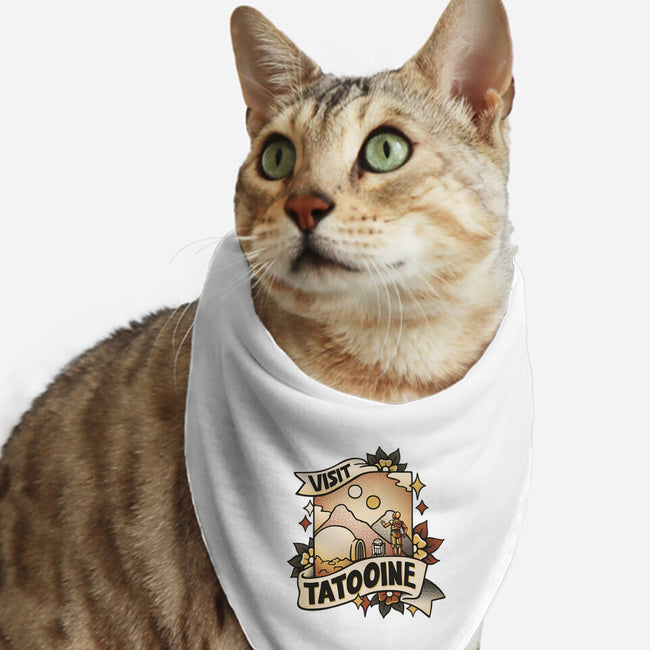 Visit Tatooine Tattoo-Cat-Bandana-Pet Collar-tobefonseca