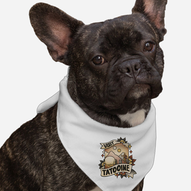 Visit Tatooine Tattoo-Dog-Bandana-Pet Collar-tobefonseca