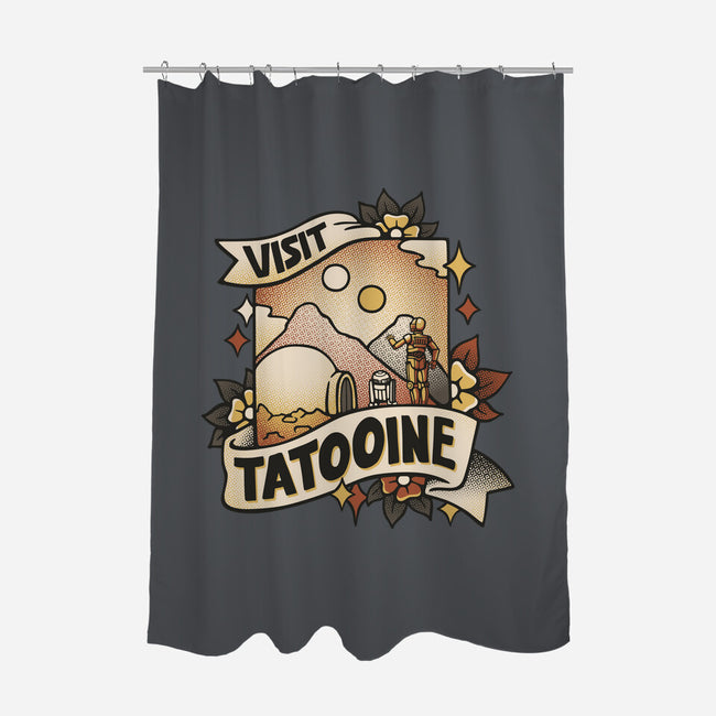 Visit Tatooine Tattoo-None-Polyester-Shower Curtain-tobefonseca