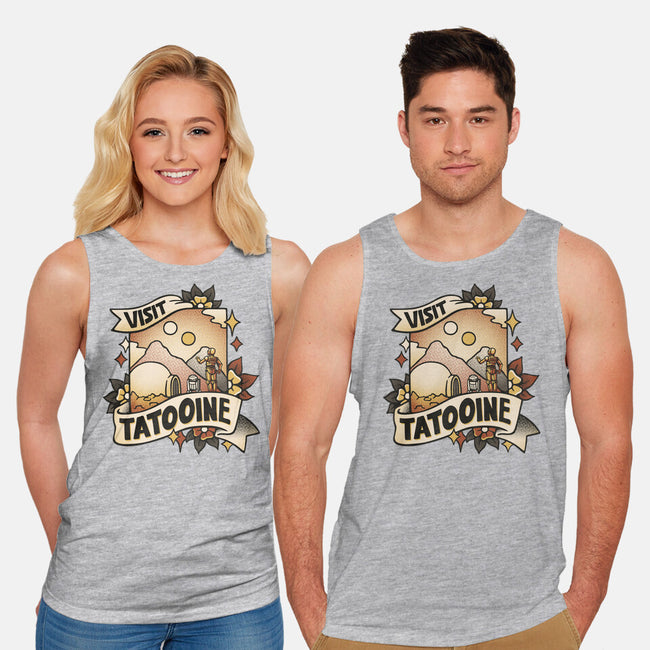 Visit Tatooine Tattoo-Unisex-Basic-Tank-tobefonseca