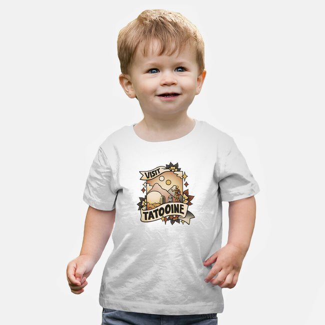 Visit Tatooine Tattoo-Baby-Basic-Tee-tobefonseca