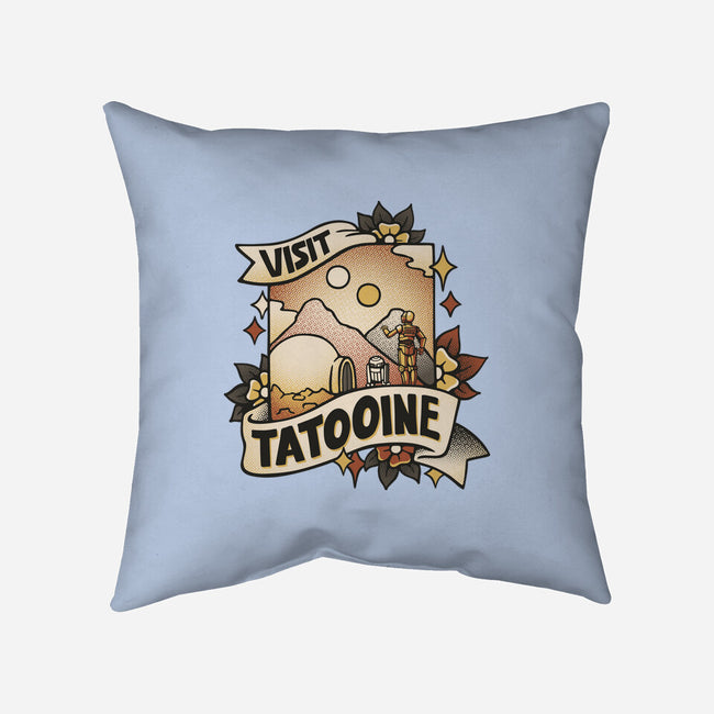 Visit Tatooine Tattoo-None-Non-Removable Cover w Insert-Throw Pillow-tobefonseca