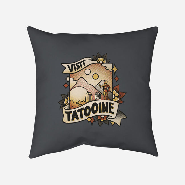 Visit Tatooine Tattoo-None-Non-Removable Cover w Insert-Throw Pillow-tobefonseca