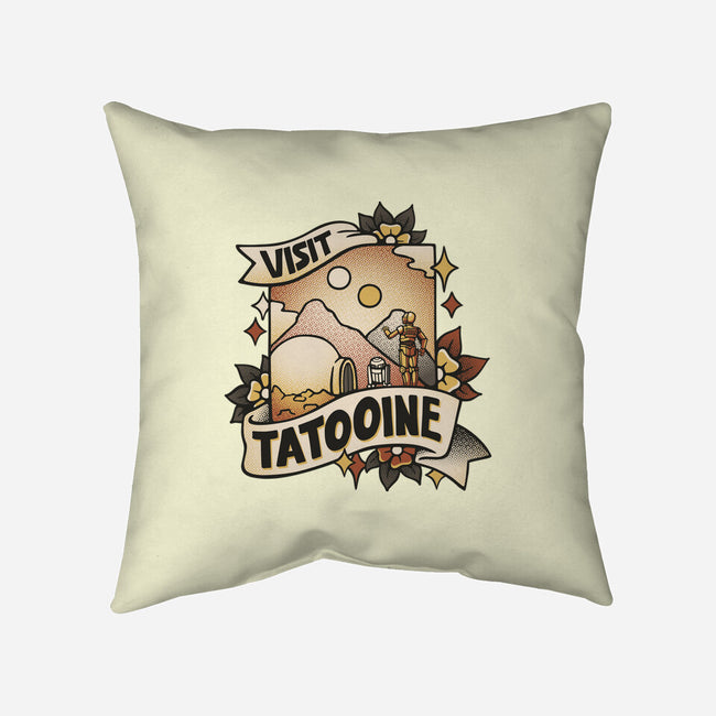 Visit Tatooine Tattoo-None-Non-Removable Cover w Insert-Throw Pillow-tobefonseca