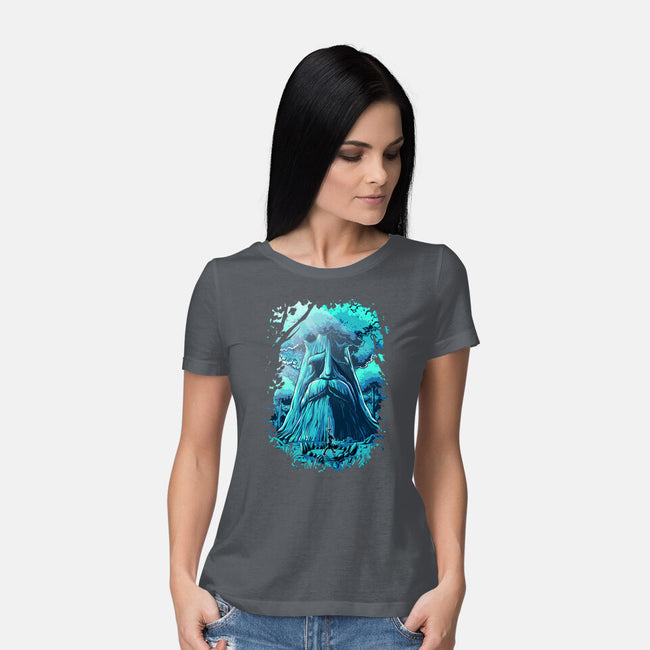 Hyrule Forest Hero-Womens-Basic-Tee-Diego Oliver